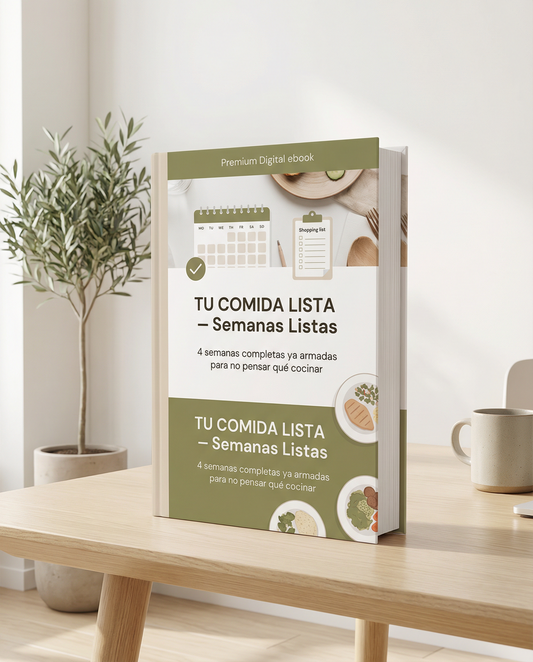 SEMANAS LISTAS: Semanas completas de comidas ya armadas usando el método